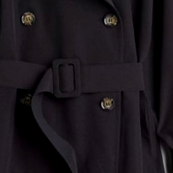 Black Oversized Trenchcoat - S - Picture 4 of 9